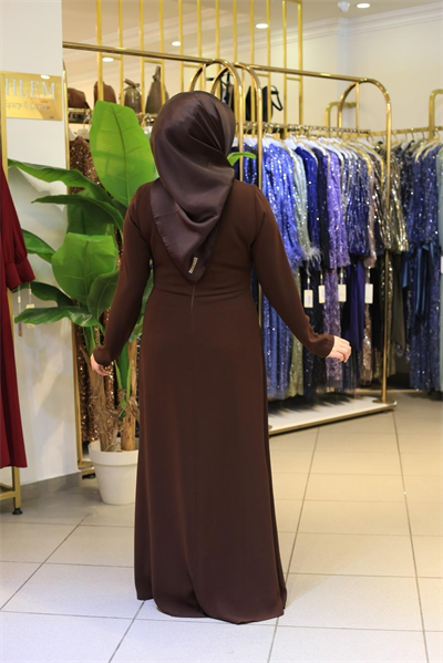 2130 CODE DRAPE DETAILLIERTE KLEID