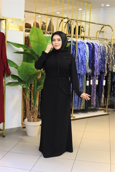 2130 CODE DRAPE DETAILLIERTE KLEID