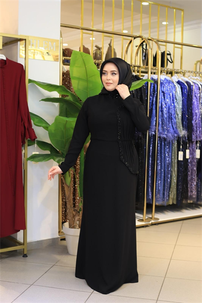 2130 CODE DRAPE DETAILLIERTE KLEID