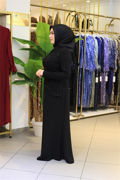 2130 CODE DRAPE DETAILLIERTE KLEID