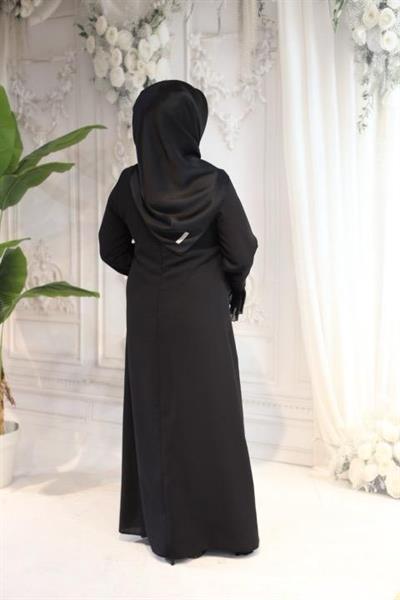 2143 KOD KOLLARI PİLELİ ELBİSE