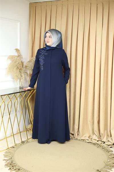 2164 CODE CHEST GUIPURE ABAYA