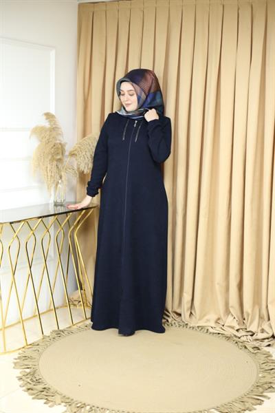 2183 KOD ŞÖNİL GİZLİ FERMUARLI FERACE