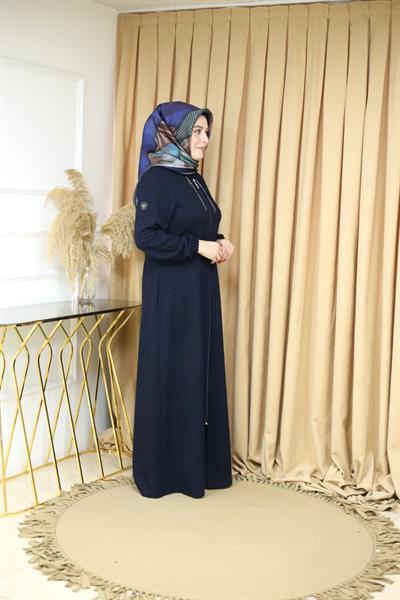 2183 KOD ŞÖNİL GİZLİ FERMUARLI FERACE