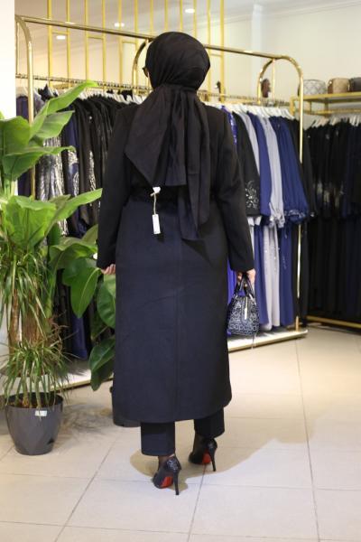 2195 CODE DOUBLE-BREASTED COLLAR CASHMERE COAT