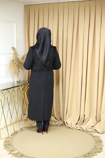 2197 معطف كود كود بحزام من الكشمير