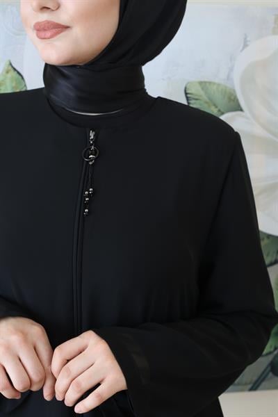 2402 CODE SKIRT RUFFLED CHIFFON ABAYA