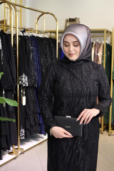 2409 KOD ELBİSE SİYAH