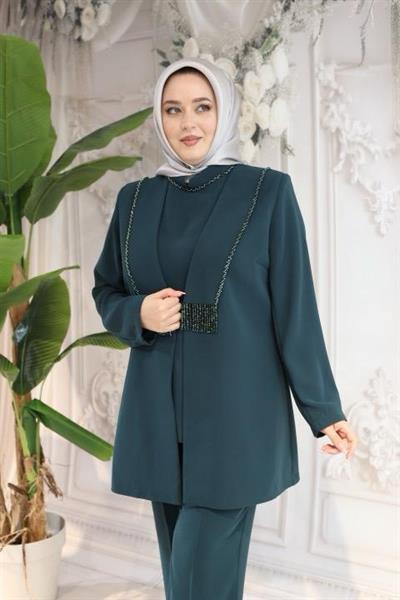 25035 CODE JACKET PANTS SUIT