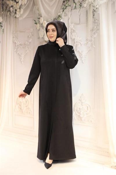 2510K KOD TAŞLI NUBUK FERACE SİYAH