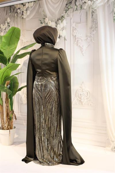 2517 KOD ABİYE ELBİSE YEŞİL