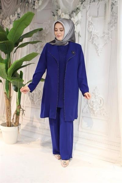 2517 طقم ثلاثي الكود 2517 مع أحجار بداخله