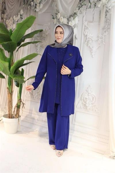 2517 طقم ثلاثي الكود 2517 مع أحجار بداخله