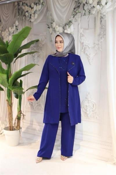 2517 طقم ثلاثي الكود 2517 مع أحجار بداخله