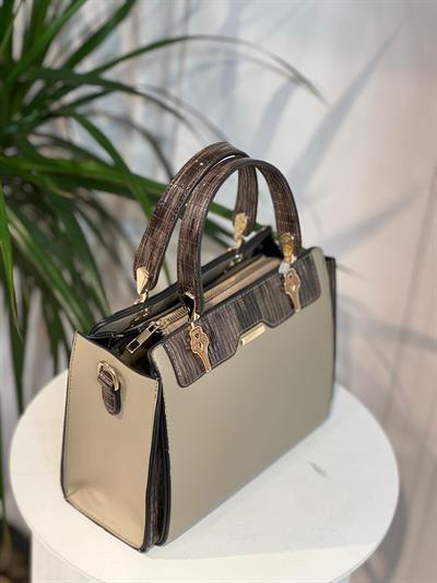 2523 CODE LEDER GLÄNZENDE HAND/ARM AHLEM TASCHE