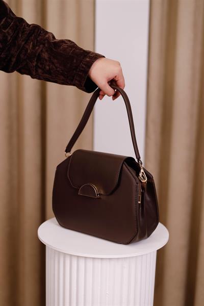2525 CODE AHLEM FRAUEN LEDER DETAILLIERTE ARM TASCHE BITTER