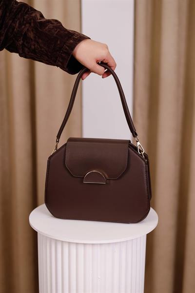 2525 CODE AHLEM FRAUEN LEDER DETAILLIERTE ARM TASCHE BITTER