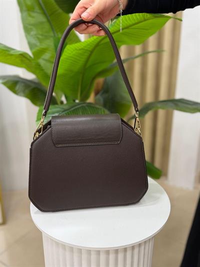 2525 CODE AHLEM FRAUEN LEDER DETAILLIERTE ARM TASCHE BITTER