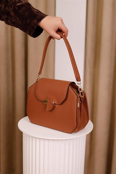 2525 CODE AHLEM FRAUEN LEDER DETAILLIERTE ARM TASCHE BITTER