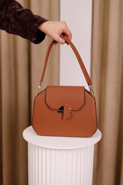 2525 CODE AHLEM FRAUEN LEDER DETAILLIERTE ARM TASCHE BITTER