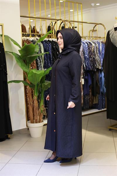 25515 KOD GARNİLİ ÇITÇITLI KAPİTONE LACİVERT