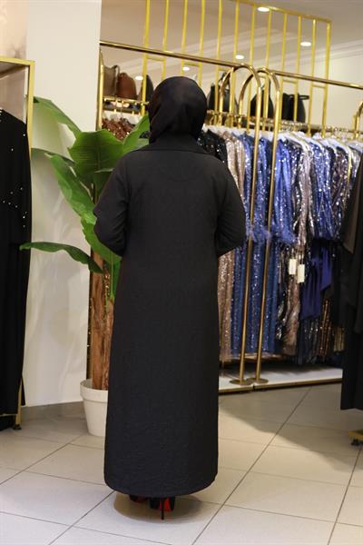 25515 KOD GARNİLİ ÇITÇITLI KAPİTONE SİYAH