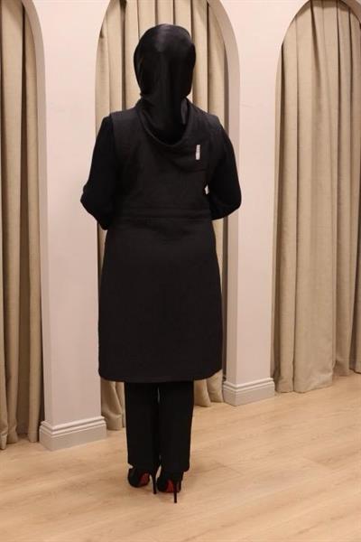 25530 KOD KAPİTONE YELEK SİYAH