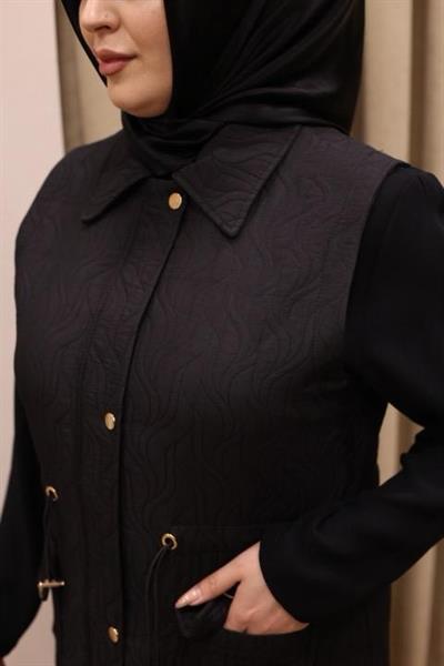 25530 KOD KAPİTONE YELEK SİYAH