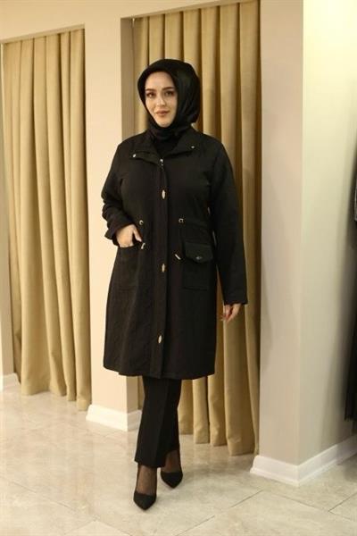 25531 KOD MEVSİMLİK KAPİTONE SİYAH