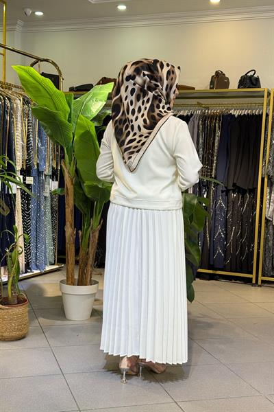 2560 بدلة تنورة جاكيت جبر كود 2560