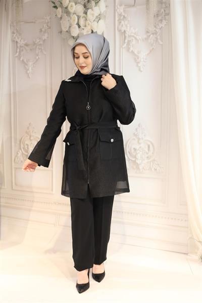 25Y108 CODE ORGANZA JACKE HOSE ANZUG