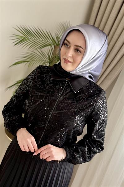 25Y85 CODE SEQUIN EMBROIDERED PLEATED SKIRT SUIT