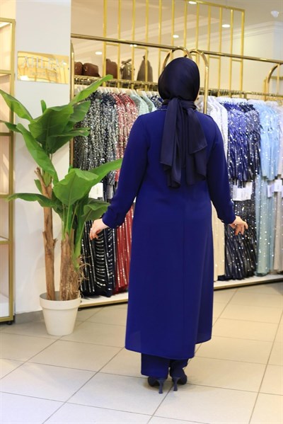 26014 KOD TAŞ İŞLEMELİ PANTOLONLU TAKIM