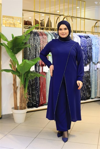 26014 KOD TAŞ İŞLEMELİ PANTOLONLU TAKIM