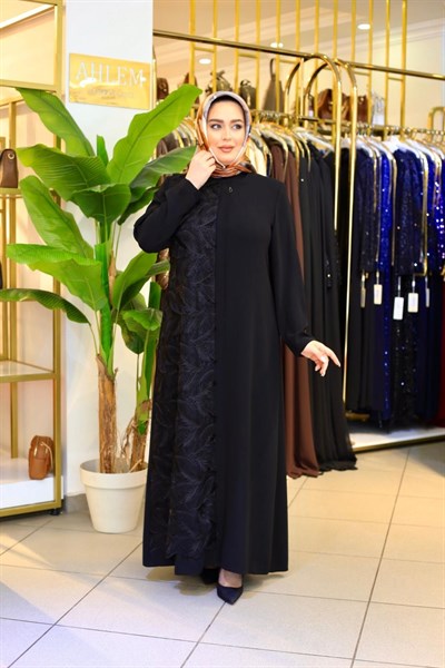 2629 KOD YAPRAK DETAYLI FERACE