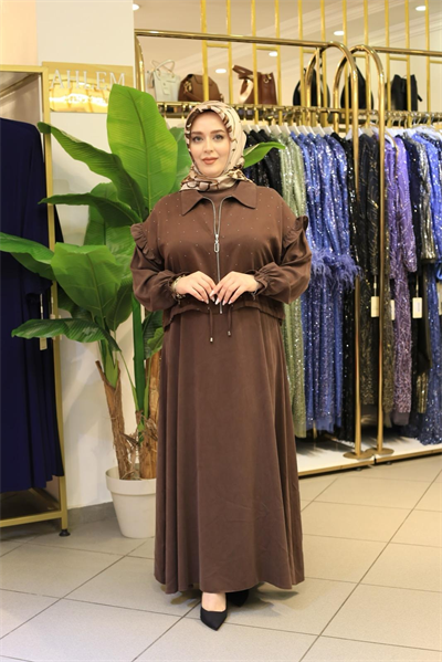 2630 CODE CEPKENLİ ZWEITEILIGES KLEID