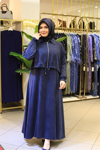 2630 CODE ROBE DOUBLE AVEC VESTON