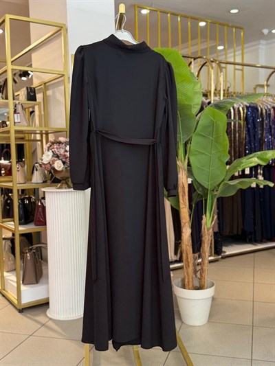 2635 CODED BELTED DRESS