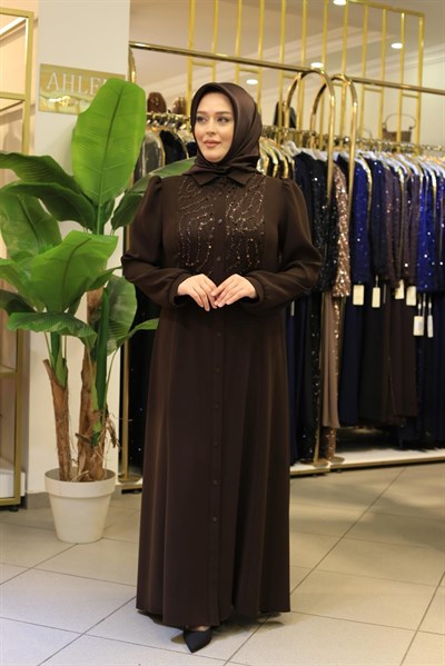 2635 CODED BELTED DRESS