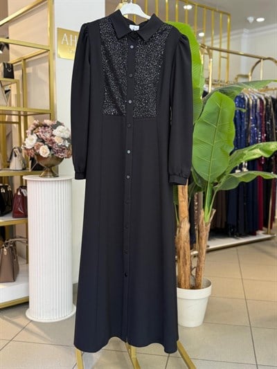 2635 CODED BELTED DRESS