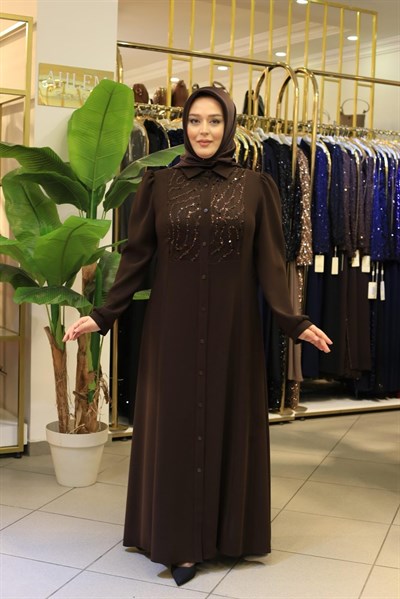 2635 CODED BELTED DRESS