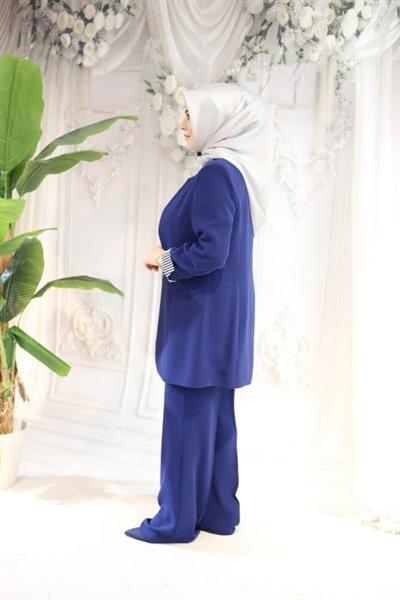 2653 CODE STRIPED PANTS SUIT