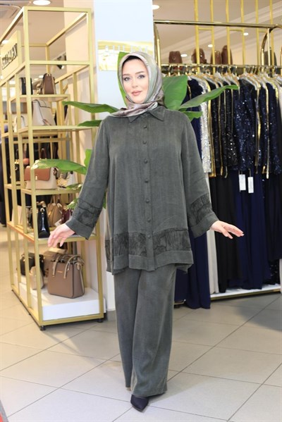 2655 KOD KUPRA DESENLİ PANTOLONLU TAKIM