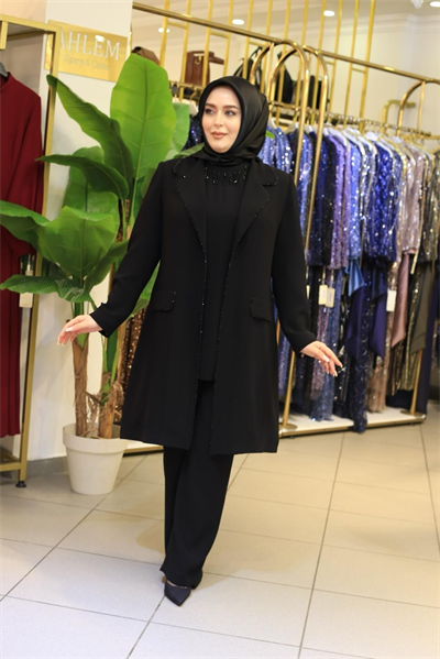 2801 كود بدلة بنطلون ثلاثية القطع