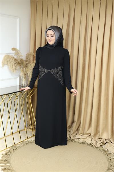 3002 КОД BEL TAŞLI ELBİSE