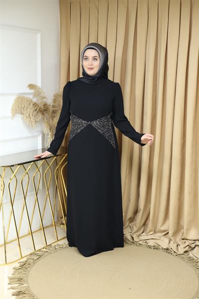 3002 КОД BEL TAŞLI ELBİSE