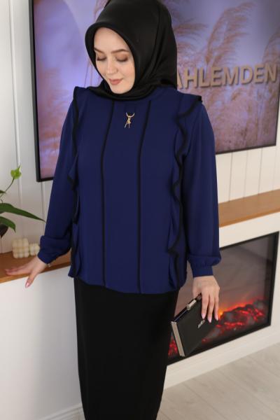 3015 CODE PADDED BLOUSE/SHIRT