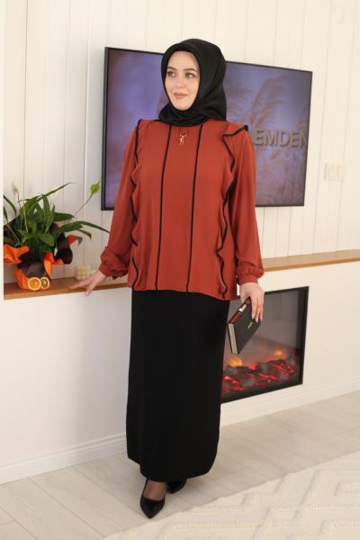 3015 CODE PADDED BLOUSE/SHIRT