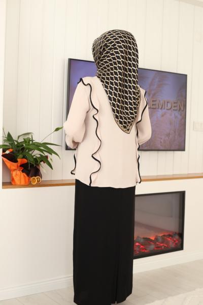 3015 CODE PADDED BLOUSE/SHIRT