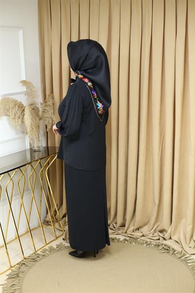 3057 CODE SHOULDER PLEATED SHIRT